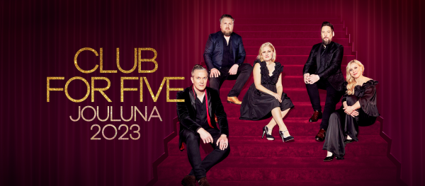 CLub for Five Jouluna 2023 -kiertueen promootiokuva