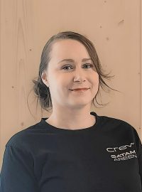 Linda Ylä-Kujala Henkilökuva: Linda Ylä-Kujala, Satama Areenan talous- ja hallintokoordinaattori