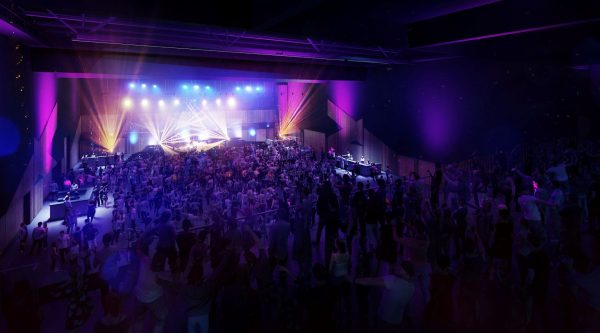 Satama Areenan Sali XL kokoisena konsertti ALA Konsertti Satama Areenalla kuvituskuva