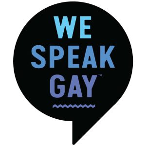 We Speak Gay -logo
